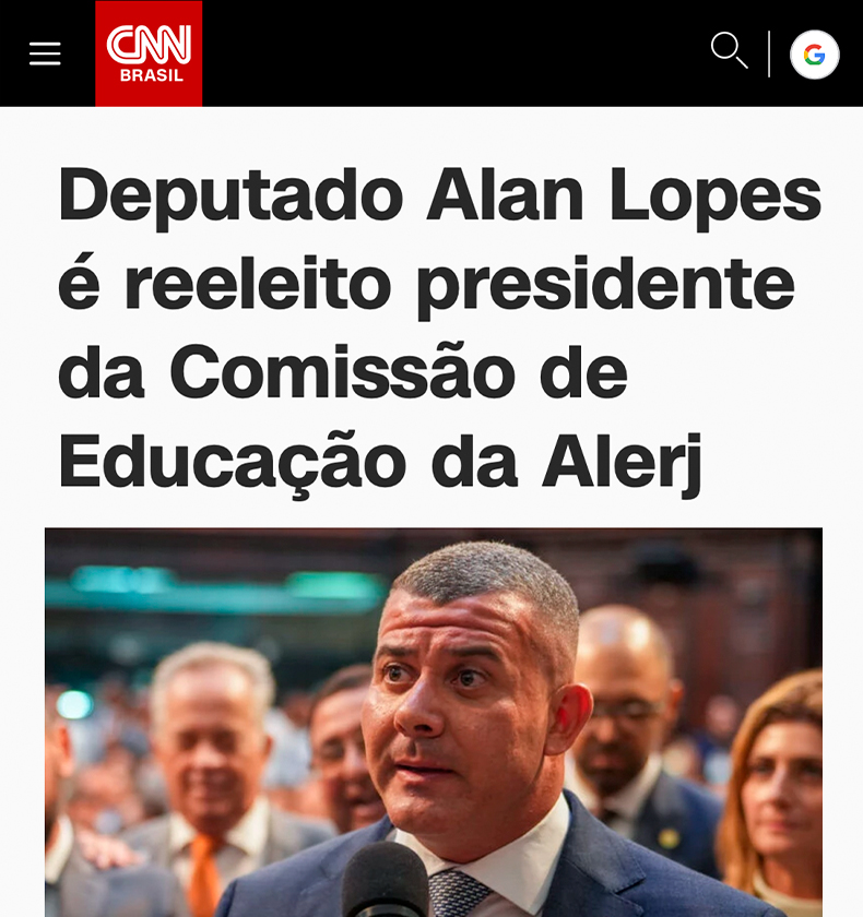 Notícia sobre fiscalização da educação