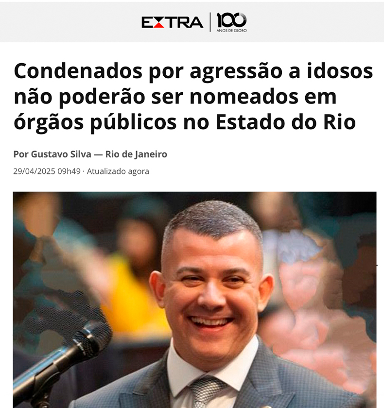 Notícia sobre proteção de pessoas idosas